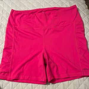 Fuschia 5” inseam Senita shorts in great condition